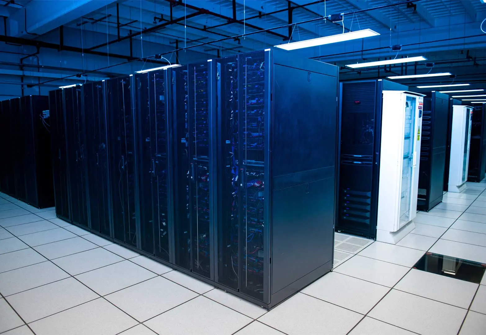 Sala de servidores del Data Center de ARSAT